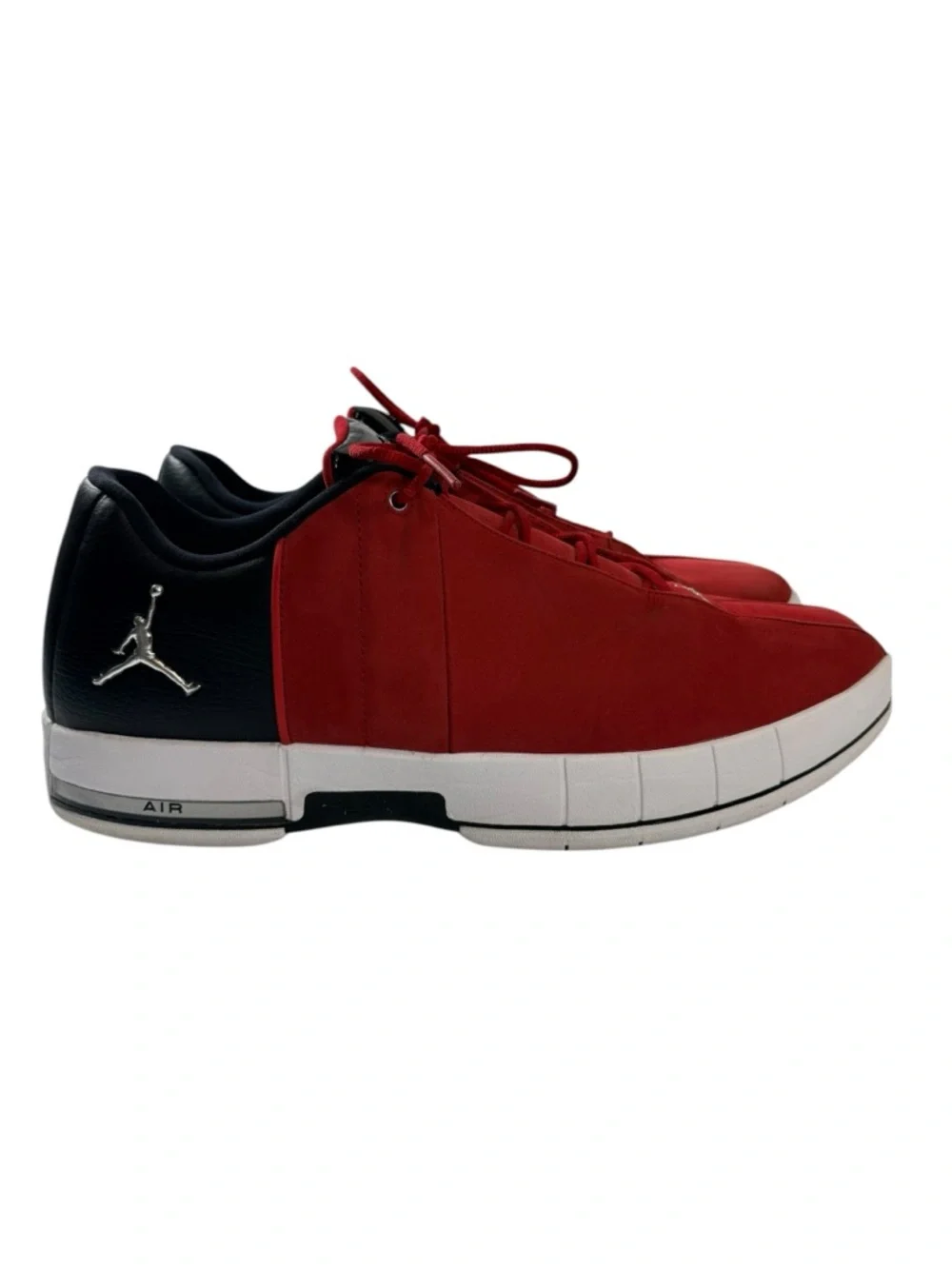 Nike Air Jordan Team Elite Low Red Black Sneakers Size 13 US Men’s Streetwear